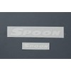 Spoon (Sticker) TEAM STICKER WHITE (200/100 mm) ALL-90000-W00 White