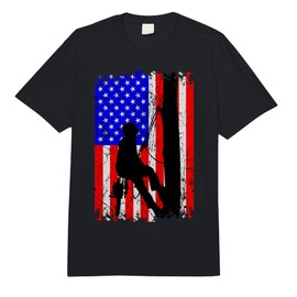 Arborist Arboriculturist Tree Surgeon Chainsaw US Flag Comfort Colors Adult Heavyweight T-Shirt