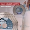 HERZO Diamond Cutting Disc 125 mm, Double-Sided for Cutting and