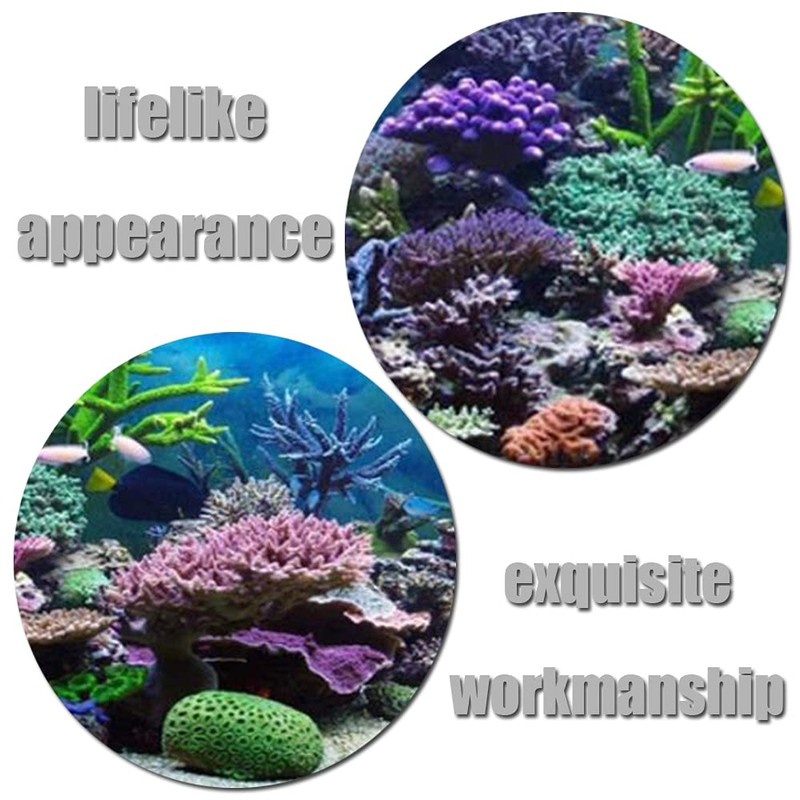 nafengldf Fish Tank Poster Coral Aquarium Background Underwater Poster Tank