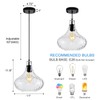KOKAiZeeKi 11 Inch Kitchen Island Pendant Light – Blown Glass