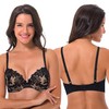 Curve Muse - Sujetadores con aros para mujer, talla grande,