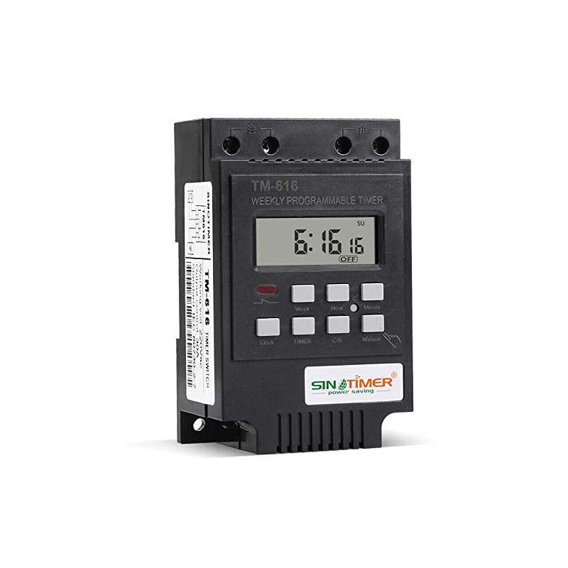 BE-TOOL TM616 Digital Programmable Electric Timer Socket with LCD Display