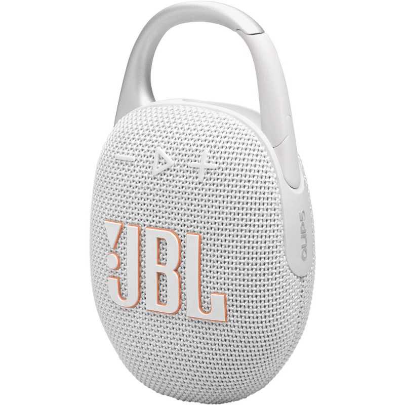 Universal JBL Clip 5 Portable Waterproof Bluetooth Speaker (White)