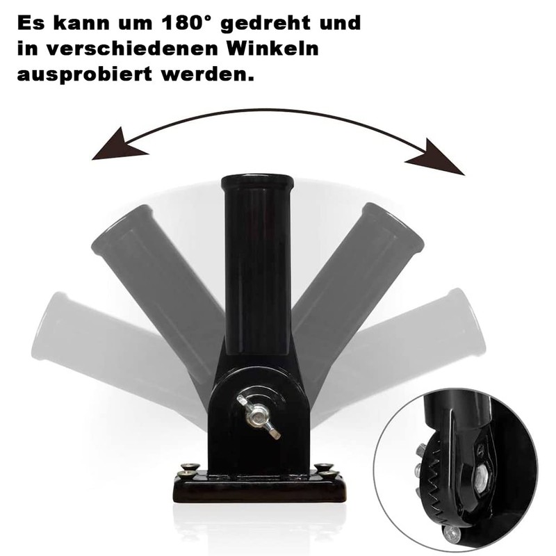 Flagpole Bracket, Adjustable Wall Mount Flag Pole Holder, for Flag