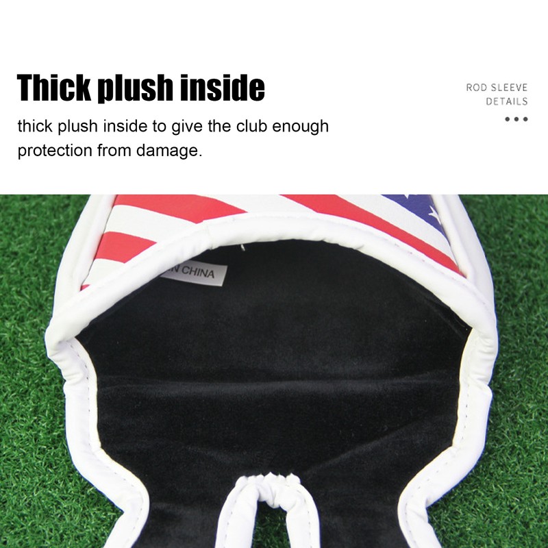Waterproof PU Golf Mallet Headcover Center Putter Cover Protector with