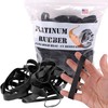 Black #105 Extra Wide Large Premium Outdoor Rubberbands, Made in