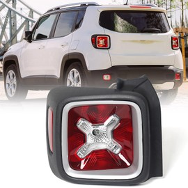 Huray Tail Light for Jeep Renegade 2015-2022 OE Tail Lamp Replacement (White, Driver Side (Left))