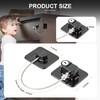 TIJTJHC Refrigerator Lock 2 Pack with Keys, No Drill Fridge