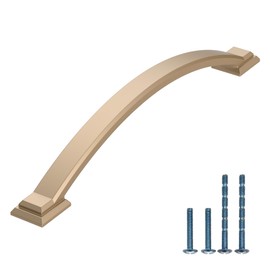 AOOTOCH 10 Pack Champagne Bronze Cabinet Pulls 4 Inch Cabinet Handles Kitchen Handles for Cabinets Kitchen Cabinet Hardware Champagne Drawer Pulls Kitchen Pulls