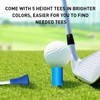 FINGER TEN Golf Tees Rubber Golf Tee Long Short Range