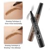 Microblading Pen, Eyebrow Pencil, Waterproof Eyebrow Pencil with Fork Points,