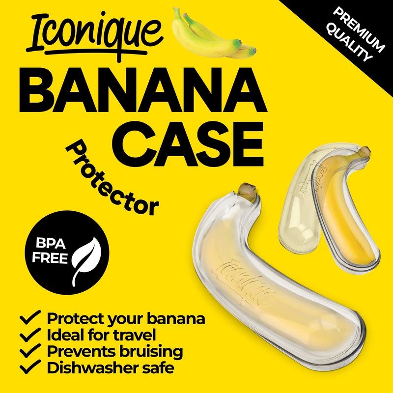 Iconique Banana Pod Reusable Protective Cover, BPA Free