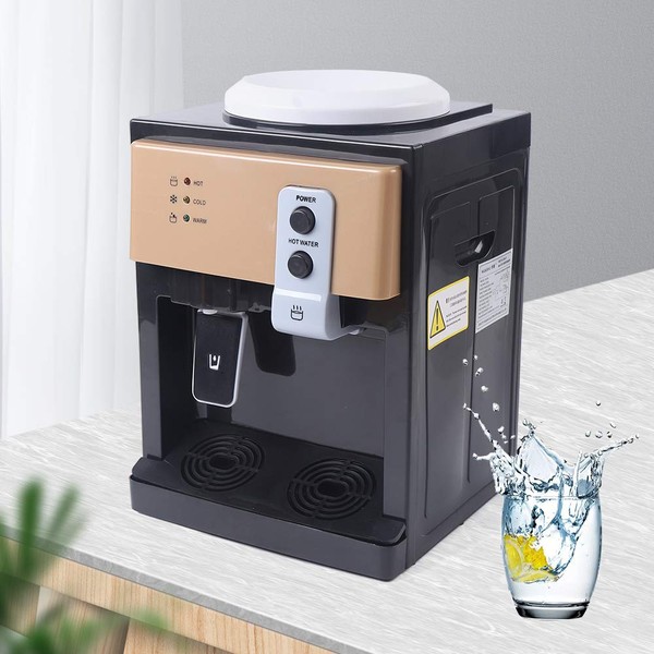 110V Electric Hot and Cold Water Cooler Dispenser 550W Top