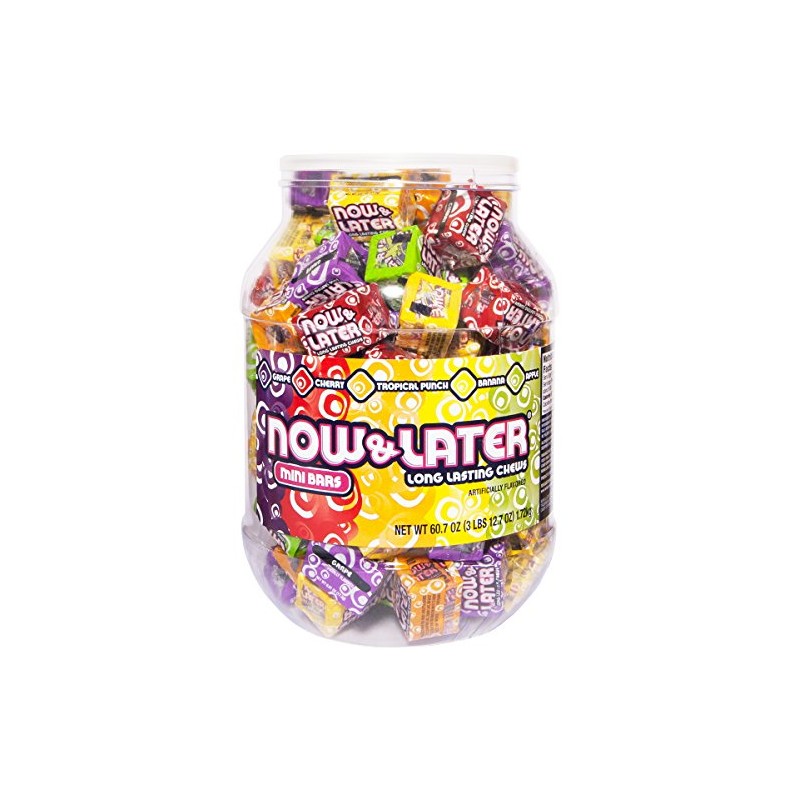 Now and Later Original Chews, 60 Ounce Jar