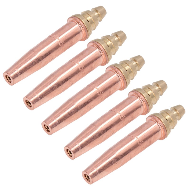 5PCS Cutting Tips Split Isobaric Propane Gas Welding Nozzles Machine