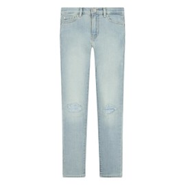 Levi Strauss Signature Gold Girls' Super Skinny Jeans, One Wish Destructed, 14