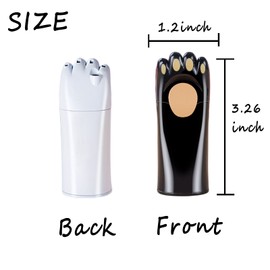 MYCHUS Windproof Lighter, Cool, Cute Cat Paw Design, Fillable, Adjustable, Butane Lighter, Gift for Men（No Gas）