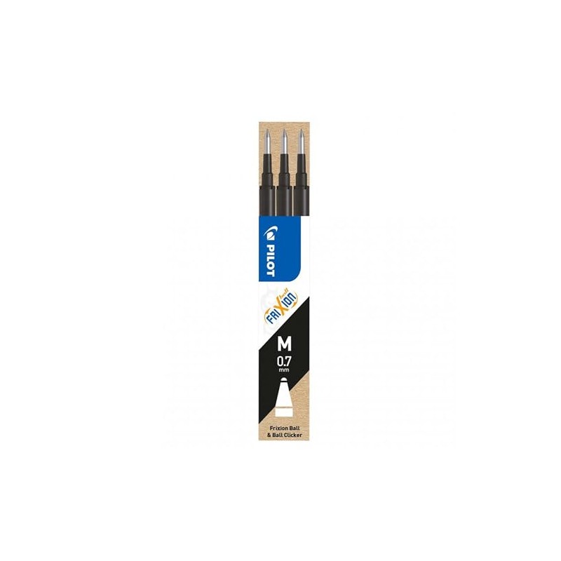 Pilot Frixion Erasable Heat / Friction Refills, Medium Line 0.7mm,