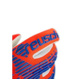 Reusch Attrakt Freegel Silver Junior Goalkeeper Gloves for Children with Evolution Negative Cut and Excellent Grip, 5