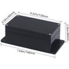 Raculety Project Box ABS Black Electrical Boxes IP65 Outdoor Waterproof
