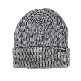Huff Men's Knit Cap, Beanie, Hat, grey heather