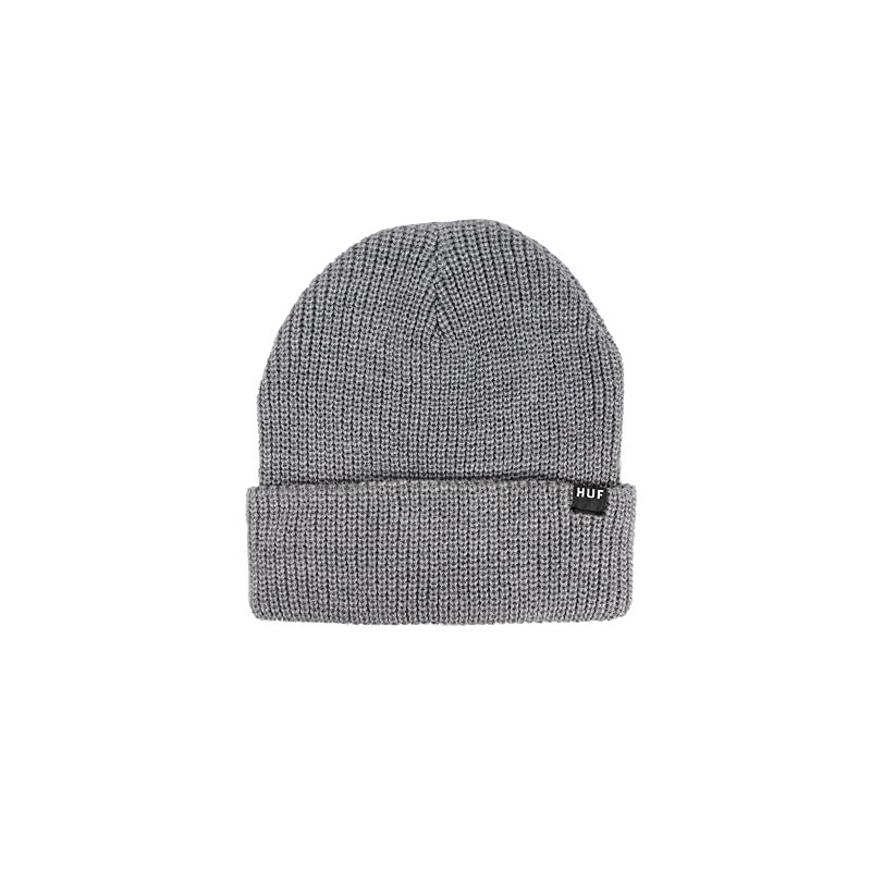 Huff Men's Knit Cap, Beanie, Hat, grey heather