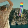 TUKNN Rainbow Windsock, Outdoor Windsock, Rainbow Windsocks, Colourful Hanging Decorations,