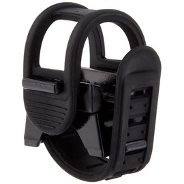 FORCE 80131 Bicycle Light Bracket, Rubber Type, Black