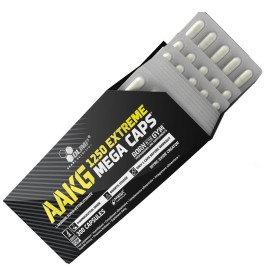 Olimp AAKG - 30-120 Capsules - Amino acids regeneration muscle pump strength recovery - 30 Capsules - 1 Blister