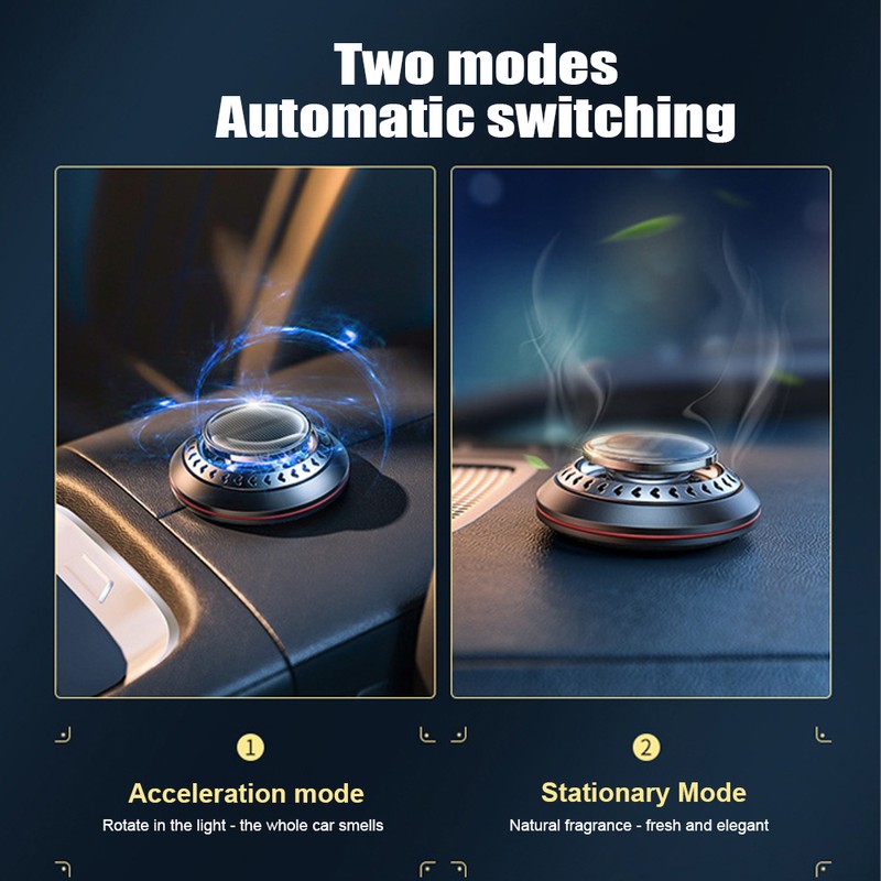 Solar Car Diffuser Kit Long Lasting Fragrant Car Air Fresheners,