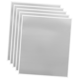 SHINEOFI 5 Sheets Scratch Off Labels Silver Coating Stickers for DIY Game Props Prize Cards Wedding Birthday Classroom Activity