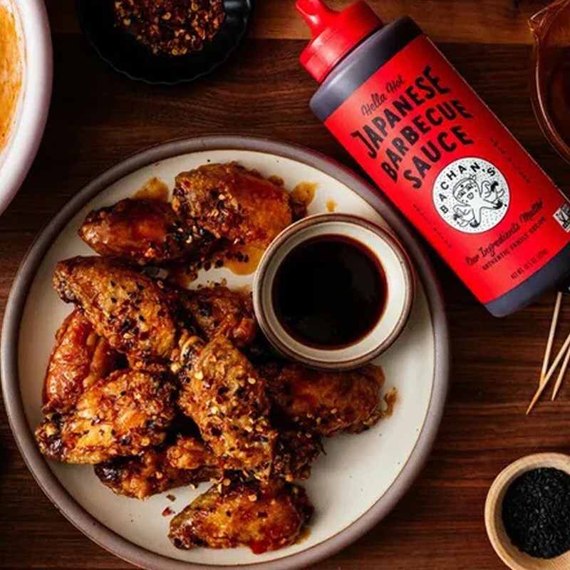 Bachan's Hella Hot Japanese Barbecue Sauce, 15.5oz Bottle - Bold,