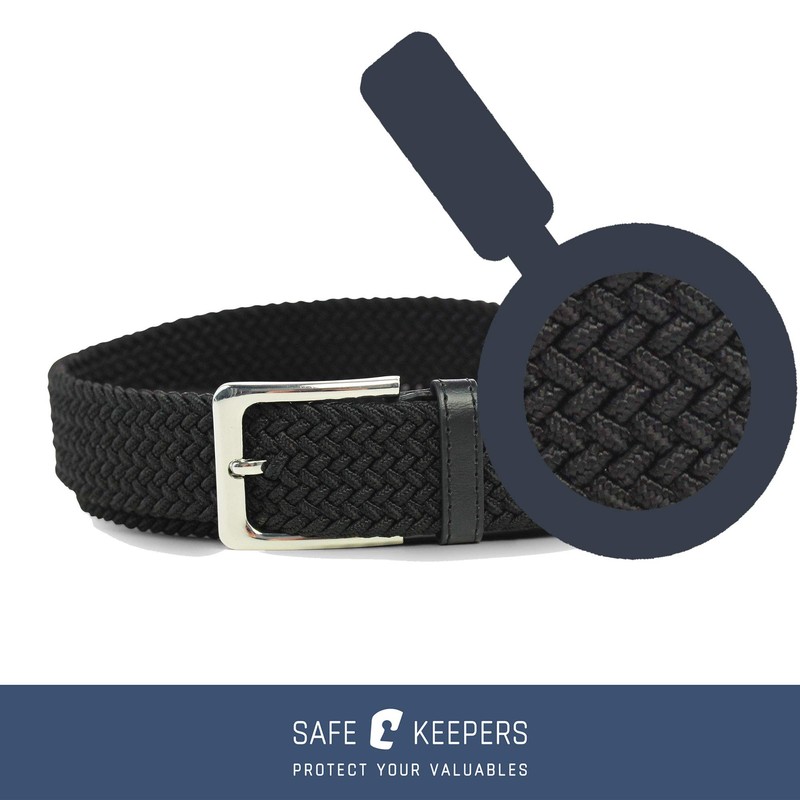 Safekeepers Women's Fabric Belt - 25 mm Wide Narrow Belt