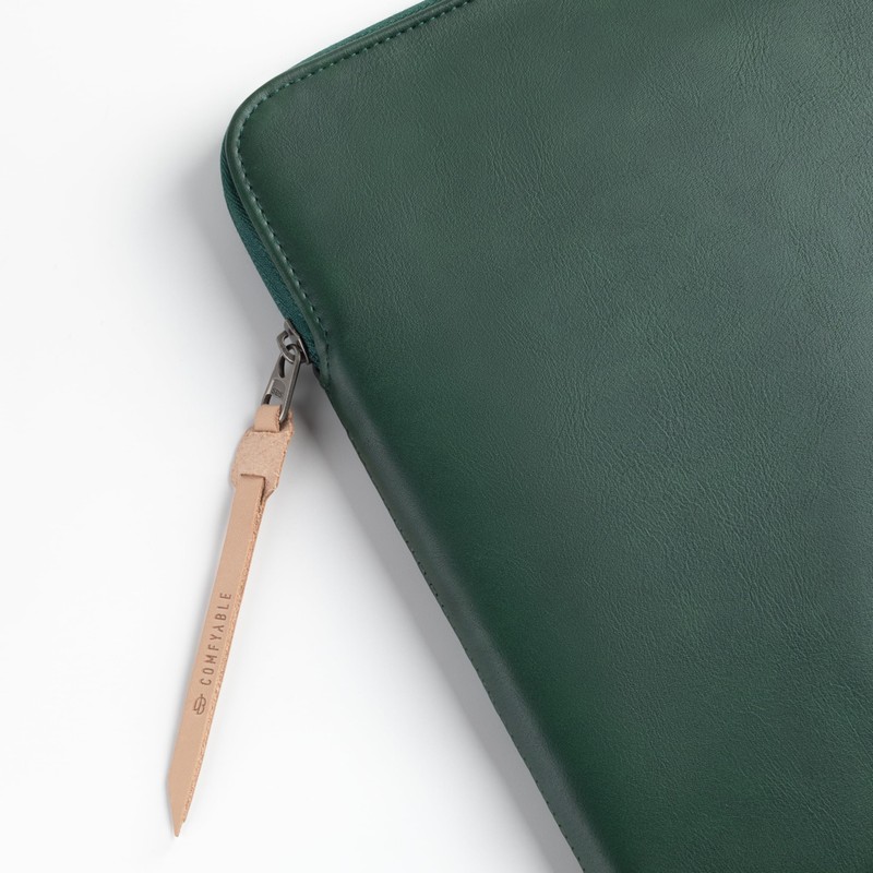 Comfyable Leather Laptop Sleeve Compatible with 16 Inch MacBook Pro