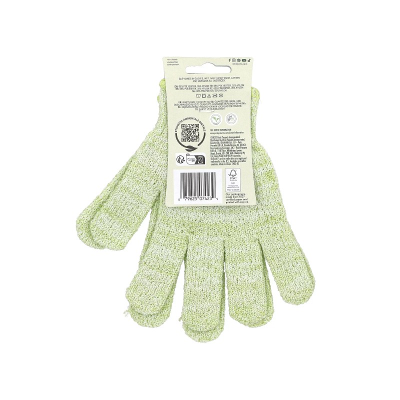 Bath + Shower Gloves, 1 Pair