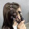 Sparkling Crystal Hair Clips, Braided Hair Clips for Women, Girls,