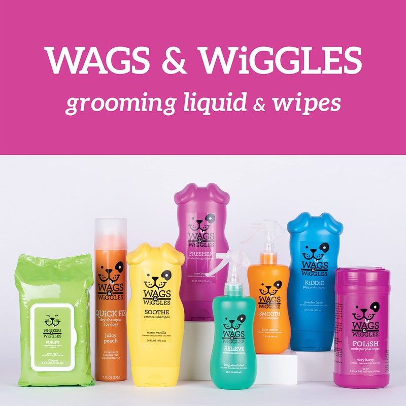 Wags & Wiggles Polish Multipurpose Wipes for Dogs | Clean