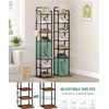 Hzuaneri 8 Tiers Vertical Shoe Rack, Narrow Shoe Tower, Tall
