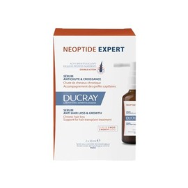 DUCRAY, Neoptide Expert Suero para Caída Crónica, Estimula el Folículo y Aporta Densidad, 2 Frascos de 50 ml