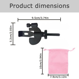 SSKHE Upgraded Black Portable Door Lock Adjustable Travel Lock Additional Safety and Privacy Lock Security Door Lock for Travel Hotels, Homes,College Apartments with Increase Security