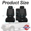 EDIETH Premium Knitted Front 60/40 Split Seat Covers for Toyota