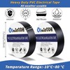 100 Rolls Black Electrical Tape Bulk 3/4 Inch x 66ft,