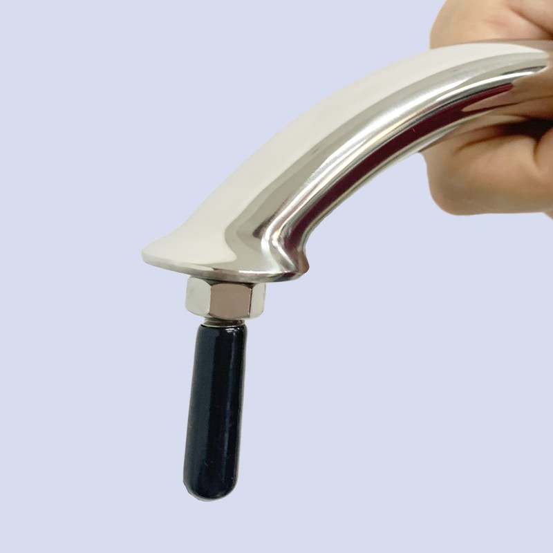 Tuop 8 Inch Stainless Steel Handle Grab Handrail Grip, Marine