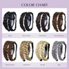 XRACEPHOL 2Pcs Braided Headbands Synthetic Headbands Handmade Fashion Braid Headband