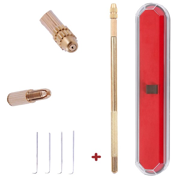 Ventilating Needle for Lace Wig - AliLeader Brass Ventilating Holder