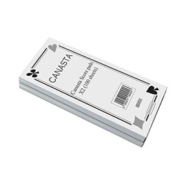 Brimtoy Canasta score pads/scoring cards (4 packs)