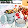 Portable 304 Stainless Steel Bento Lunch Box Thermal Cylinder Lunch