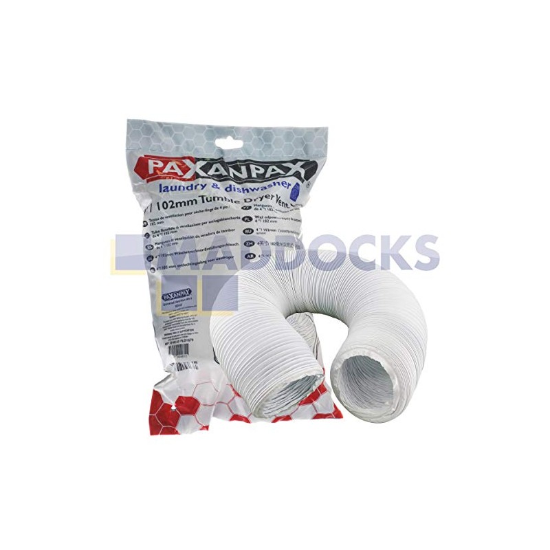 Paxanpax PLD1679 Universal Fitting Tumble Dryer Vent Hose (4m x