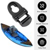 Omoojee 4 Sets Kayak Seat Clips and Hooks, Kayak Replacement